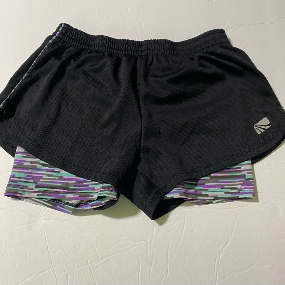 Marika athletic activewear lined Shorts 2 in one girls 7/8